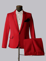 Men's Suits 2 Pieces Modern Style One Button Elegant Formal Wear for Special Occasions
