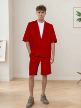 Men's Suits 2 Pieces Modern Style One Button Lightweight Spring Summer Wear