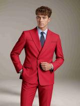 Men's Suits 2 Pieces Modern Style Pleated Wrap Suit Formal Events Sophisticated Detailing