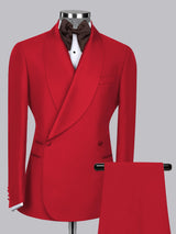 Men's Suits 2 Pieces Slim Fit One Button Groom Outfit Formal Events Sophisticated Detailing