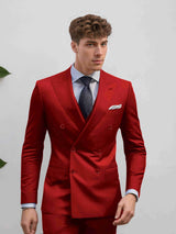 Men's Suits 2 Pieces Slim Fit Two Buttons Office Wear Sharp and Polished Appearance