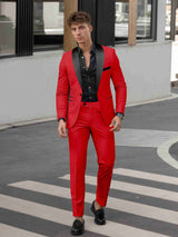 Men's Suits 2 Pieces Tailored Fit One Button Cocktail Event Outfit