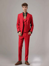 Men's Suits 3 Pieces Classic Fit Two Buttons Wedding Groom Outfit