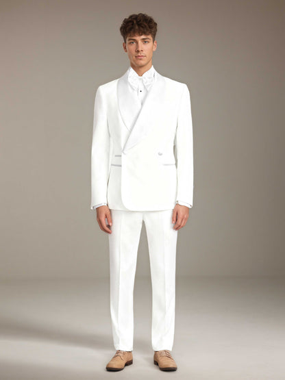 Men's Suits 2 Pieces Slim Fit Gala Night Attire Elegant Formal Wear