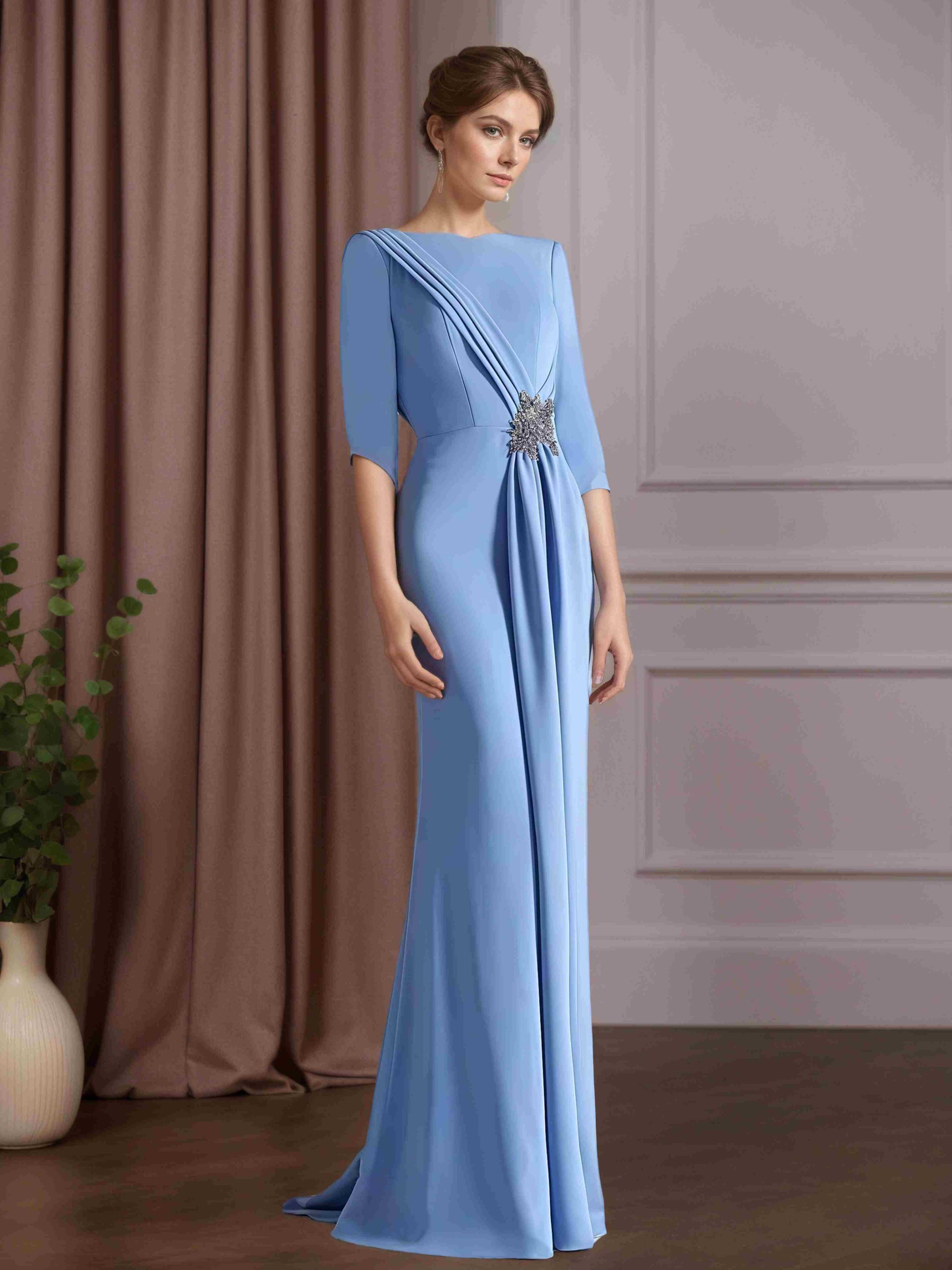 grey long evening dress Dark Grey Tulle Straps Long Beaded Party Dress, Grey Long Formal Dresses  Prom Dress cg11411