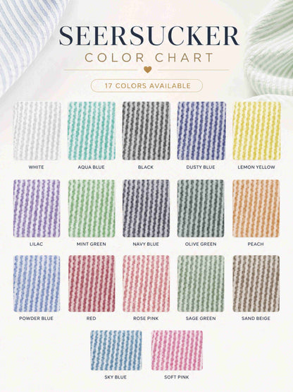 Men's Blazer Regular Fit Striped Seersucker for Summer Events