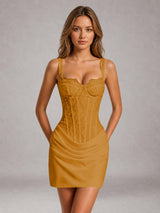 Free Shipping Sexy Sheath Square Lace Mini Homecoming Dress with Lace-Up Back