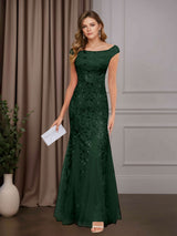 Sheath Lace Mother of the Bride Dress Round Neck Short Sleeves Floor Length with Appliques