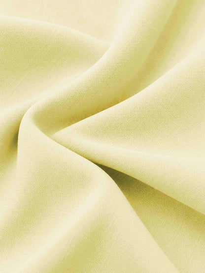 Yellow Slim Fit Notch Lapel Three Buttons Elegant Ceremony Style Women's Blazer