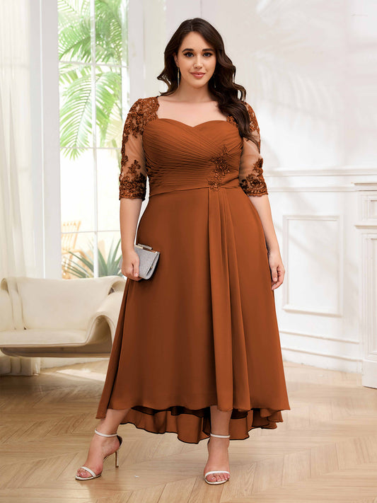 one ruffle shoulder dress Petite Samantha Organza One Shoulder Ruffle Floor Length Dress