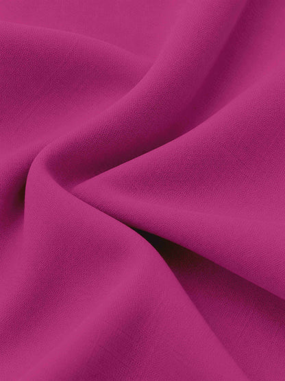 Fuchsia Tailored Fit Notch Lapel Double Breasted Women's Blazer