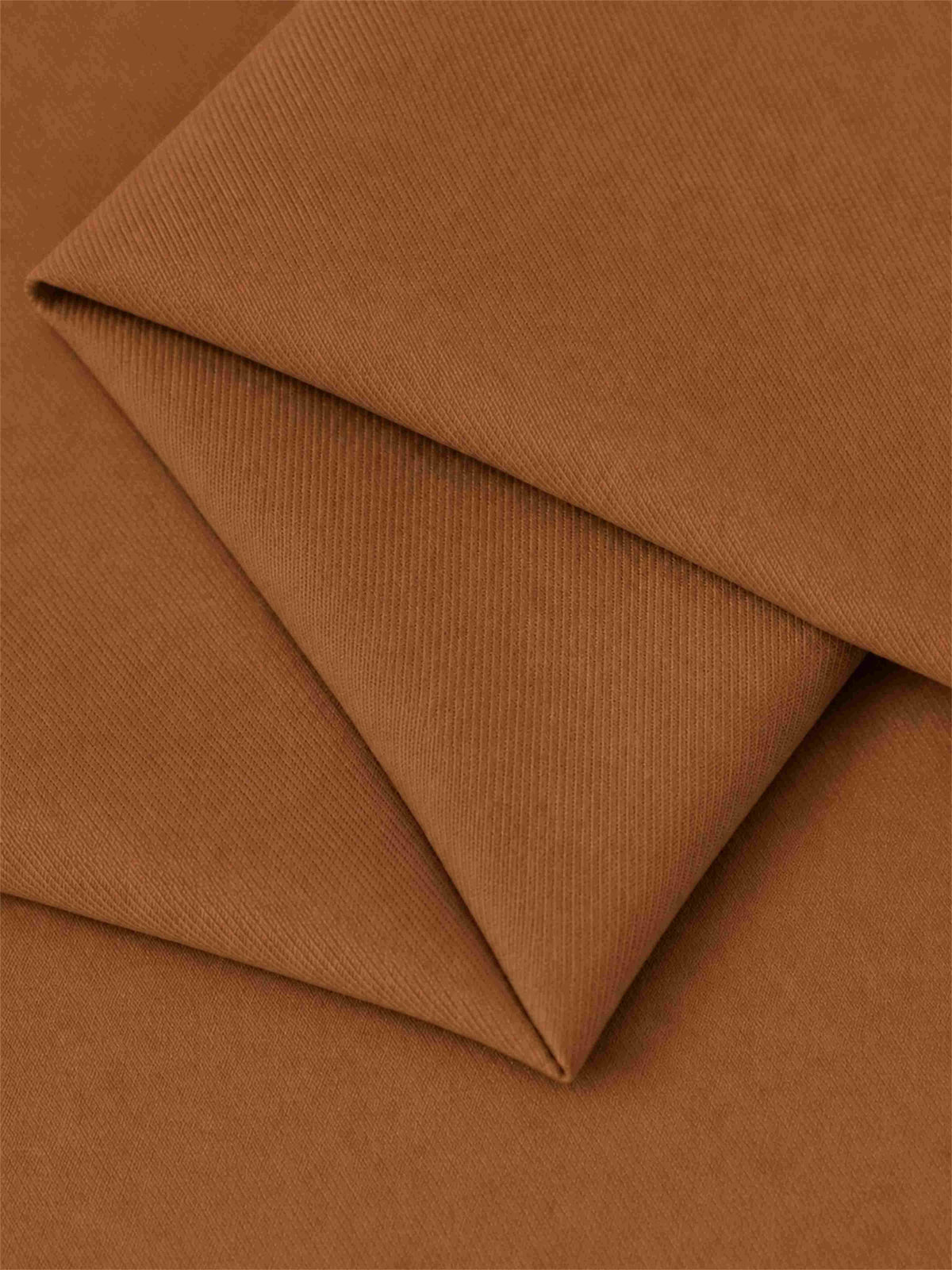 Burnt Orange Tailored Fit Notch Lapel Double Breasted Long Women's Blazer