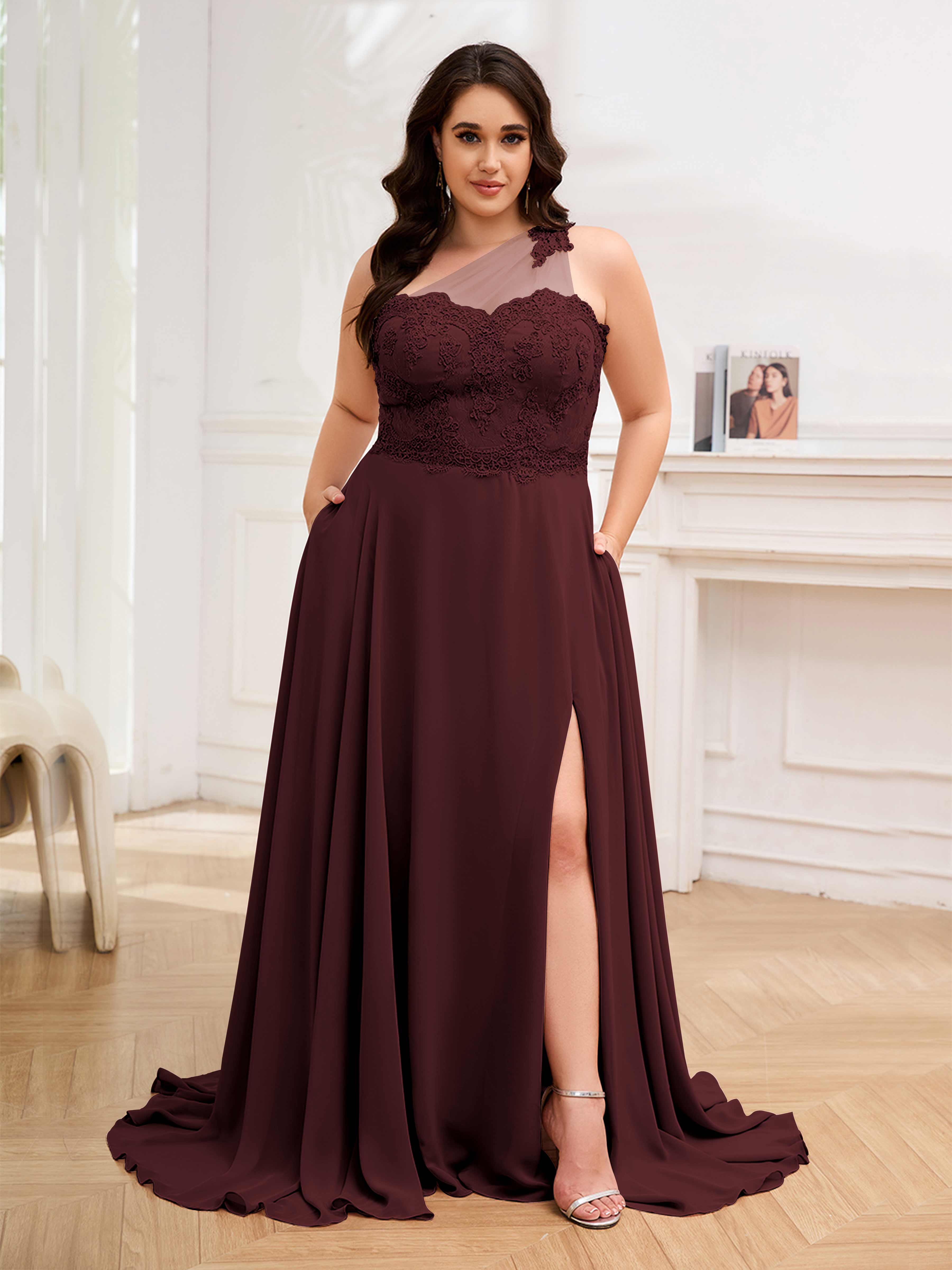 sachin and babi light blue dress Quenby Flowing Convertible A-line Floor Length Chiffon Bridesmaid Dres main image 1