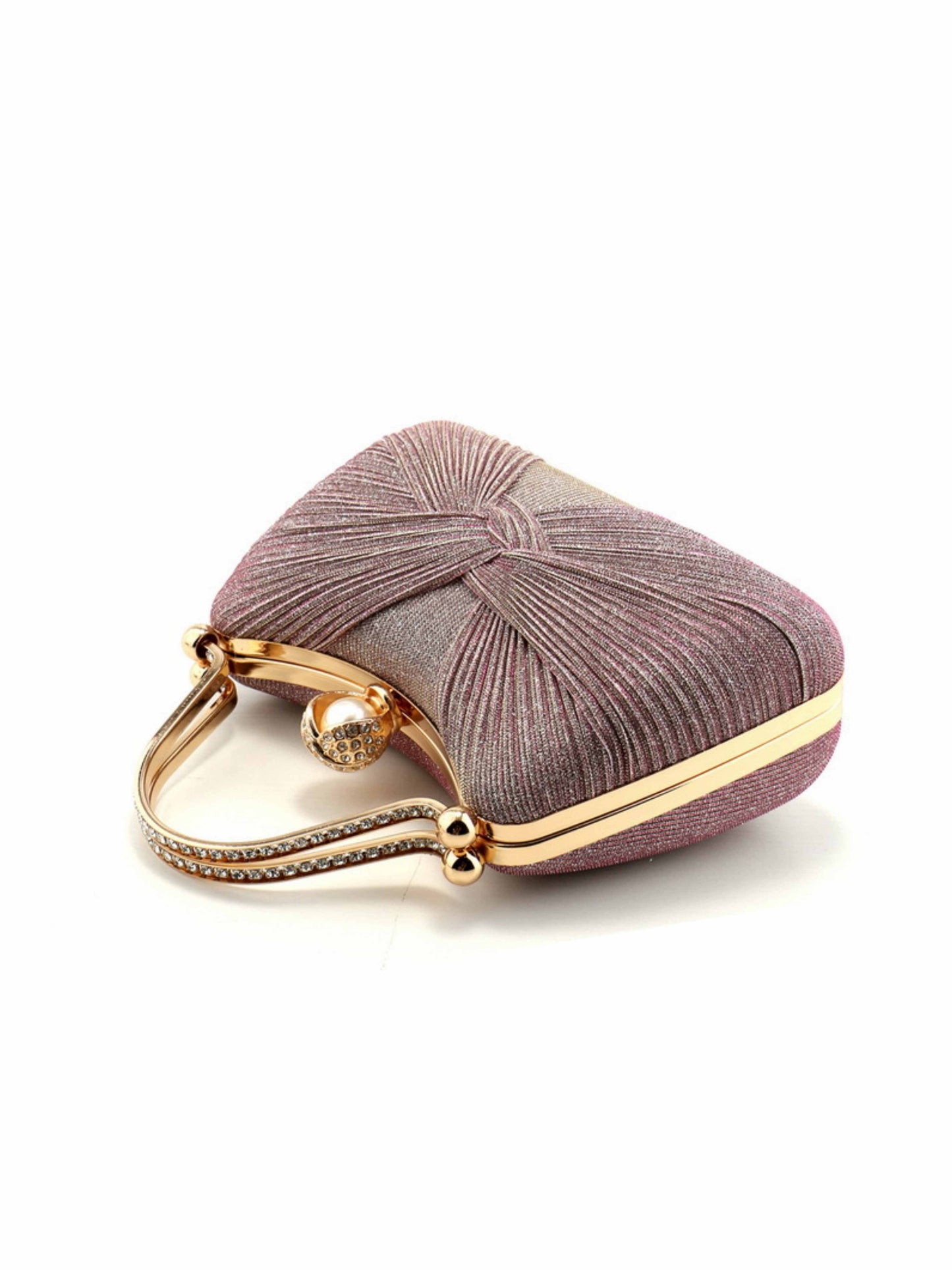 Women's Elegant Formal Clutch Bag with Bow Knot for Cocktail Party