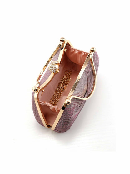 Women's Elegant Formal Clutch Bag with Bow Knot for Cocktail Party