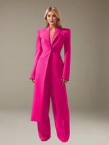 Women's Suits 2 Pieces Tailored Fit Notch Lapel One Button Sophisticated Event Wear