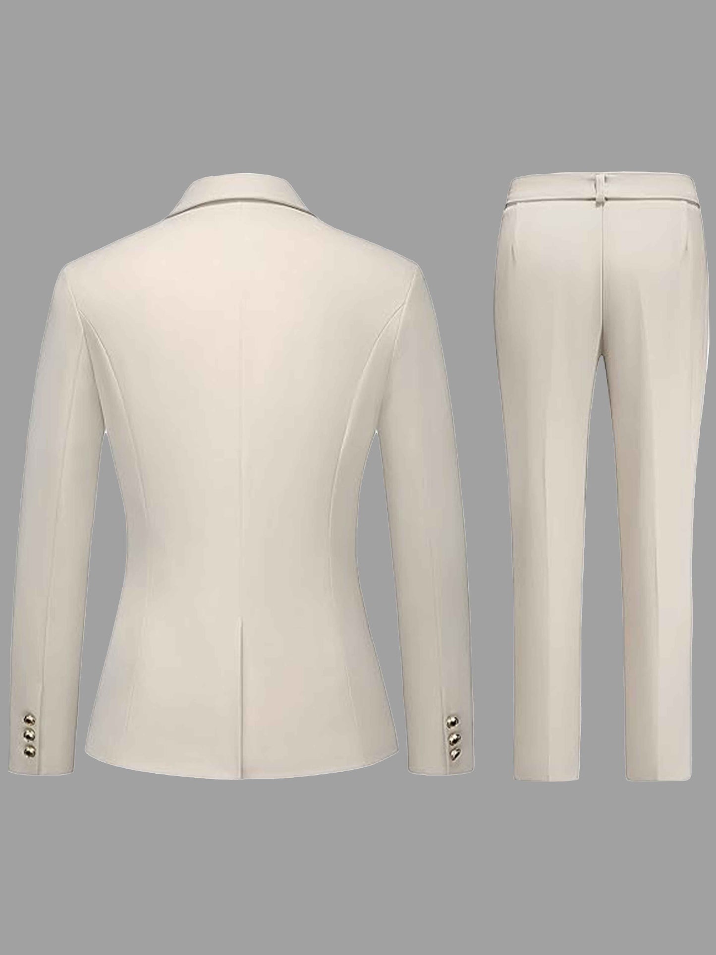 Women's Suits 2 Pieces Regular Fit Uni Double Breasted for Everyday Elegance