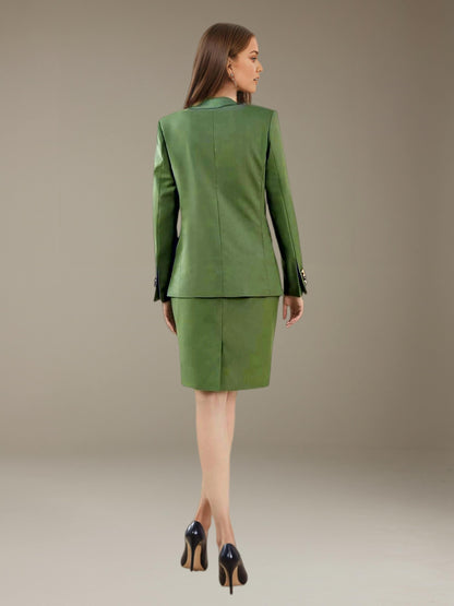 Women's Suits 2 Pieces Tailored Fit Peak Lapel Elegant Formal Look