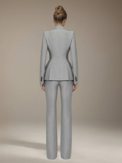 Women's Suits 2 Pieces Tailored Fit Elegant Suit Set for Formal Events