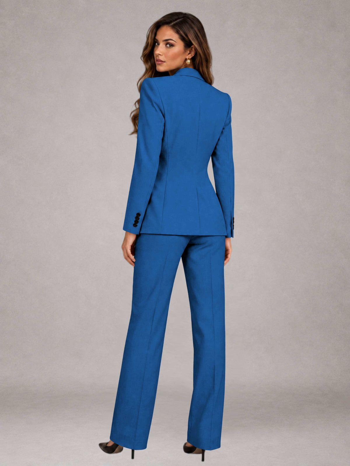 Women's Suits 3 Pieces Tailored Fit Elegant Suits for for Professional Look