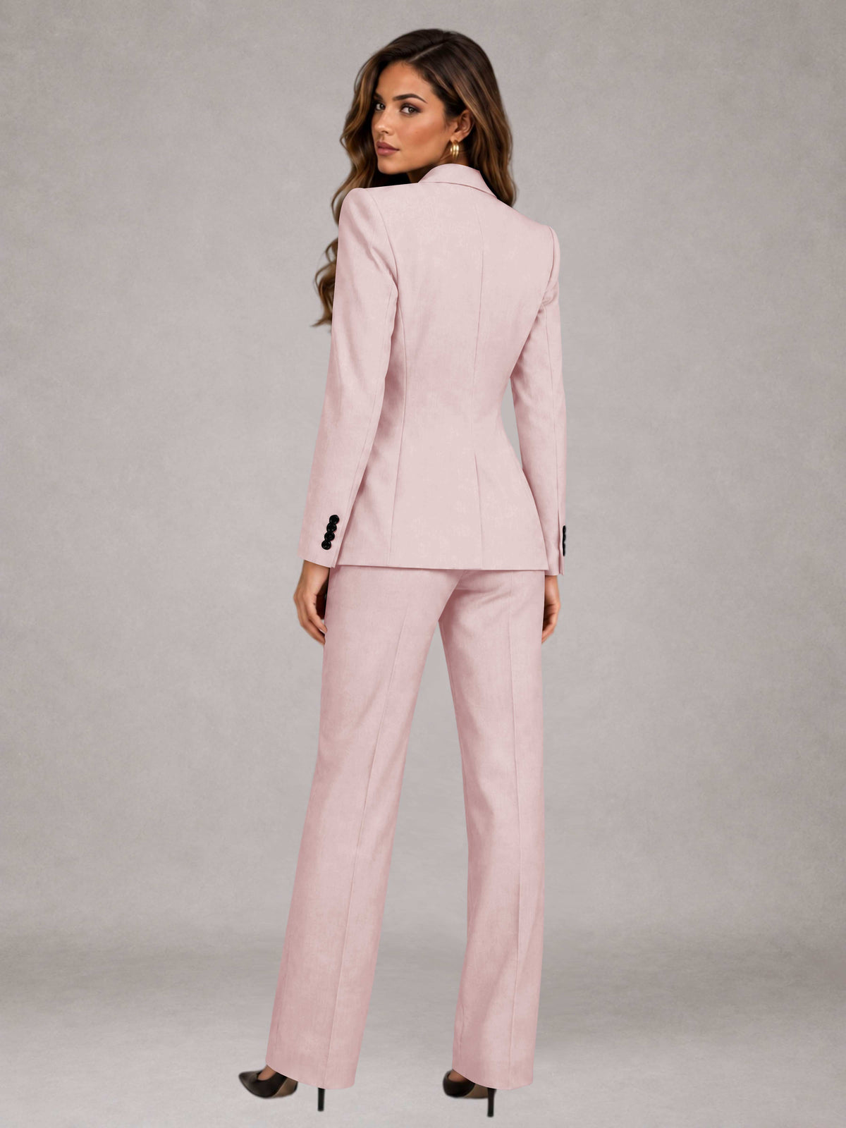 Women's Suits 3 Pieces Tailored Fit Elegant Suits for for Professional Look