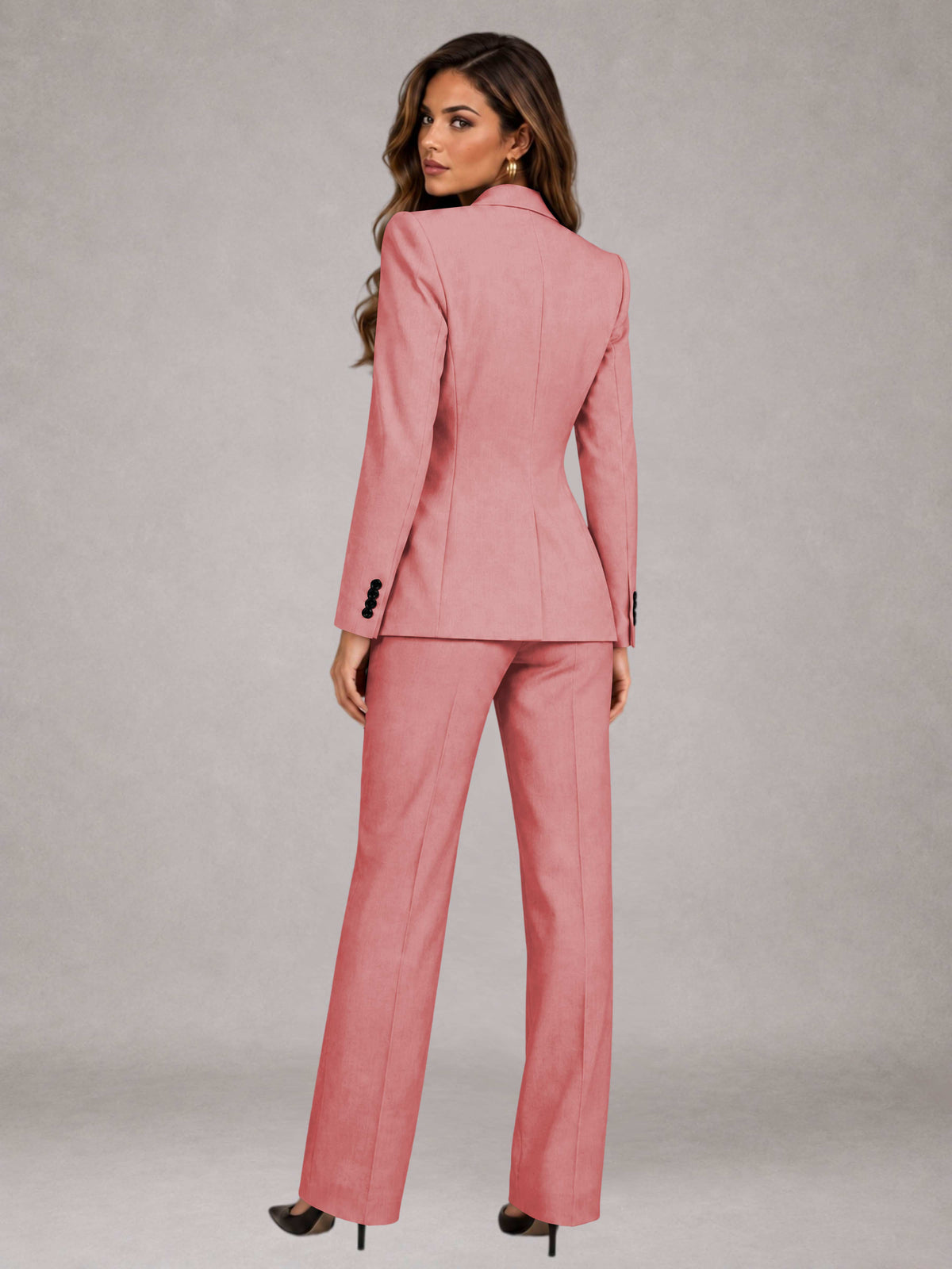 Women's Suits 3 Pieces Tailored Fit Elegant Suits for for Professional Look