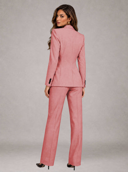 Women's Suits 3 Pieces Tailored Fit Elegant Suits for for Professional Look
