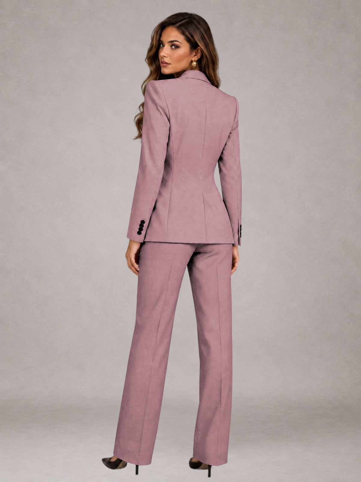 Women's Suits 3 Pieces Tailored Fit Elegant Suits for for Professional Look