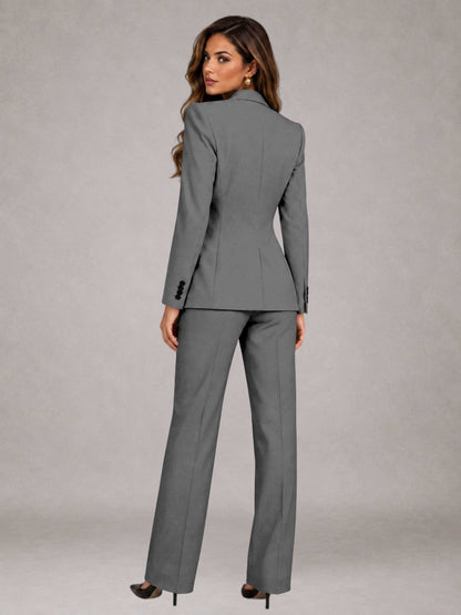Women's Suits 3 Pieces Tailored Fit Elegant Suits for for Professional Look