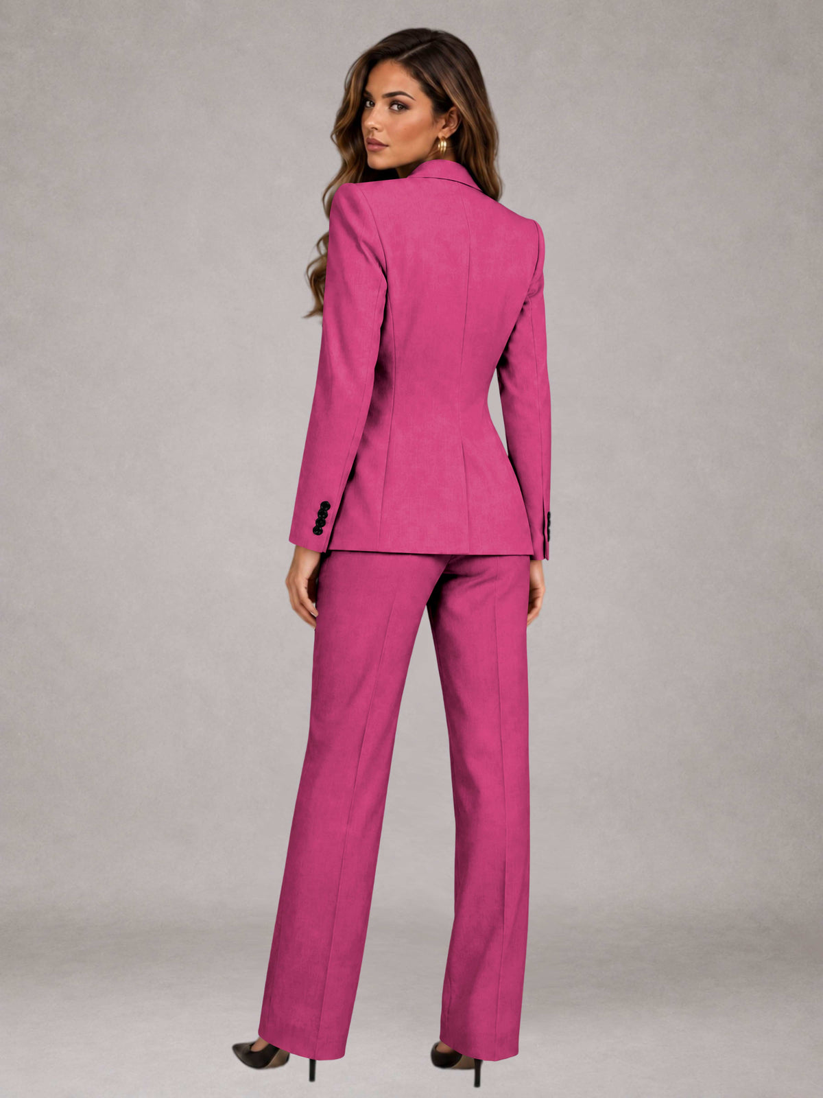 Women's Suits 3 Pieces Tailored Fit Elegant Suits for for Professional Look