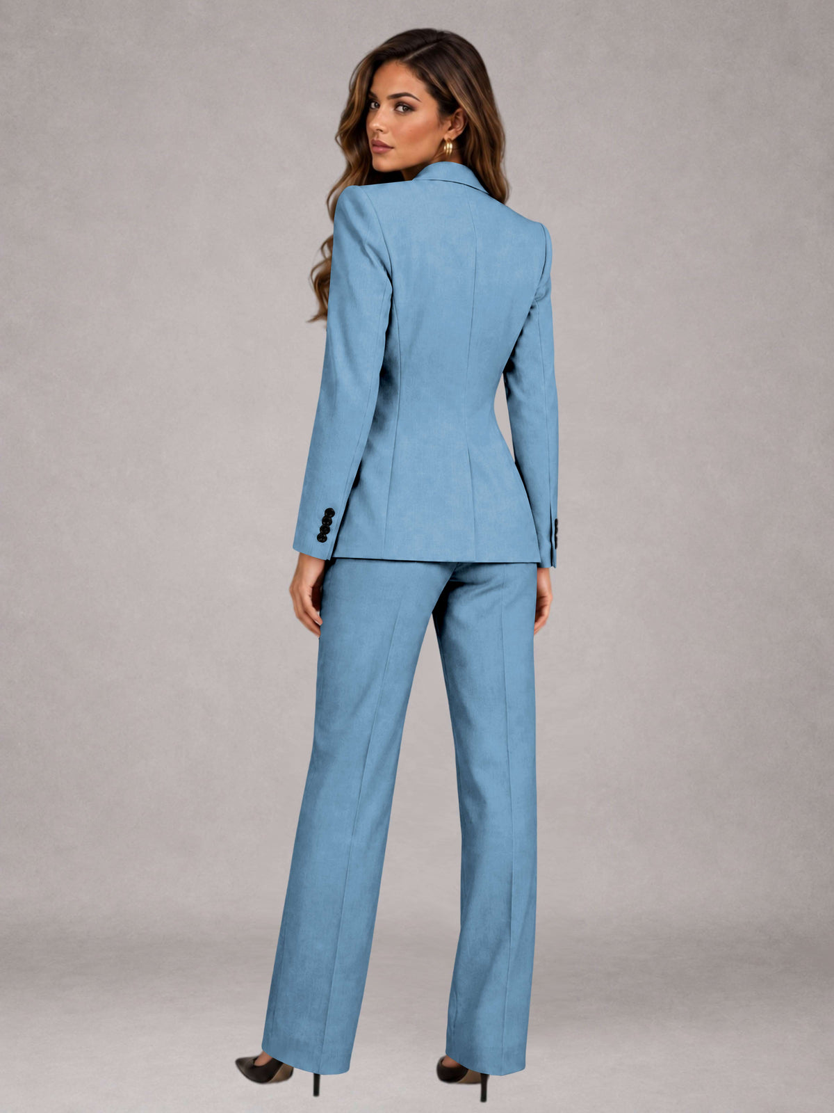 Women's Suits 3 Pieces Tailored Fit Elegant Suits for for Professional Look