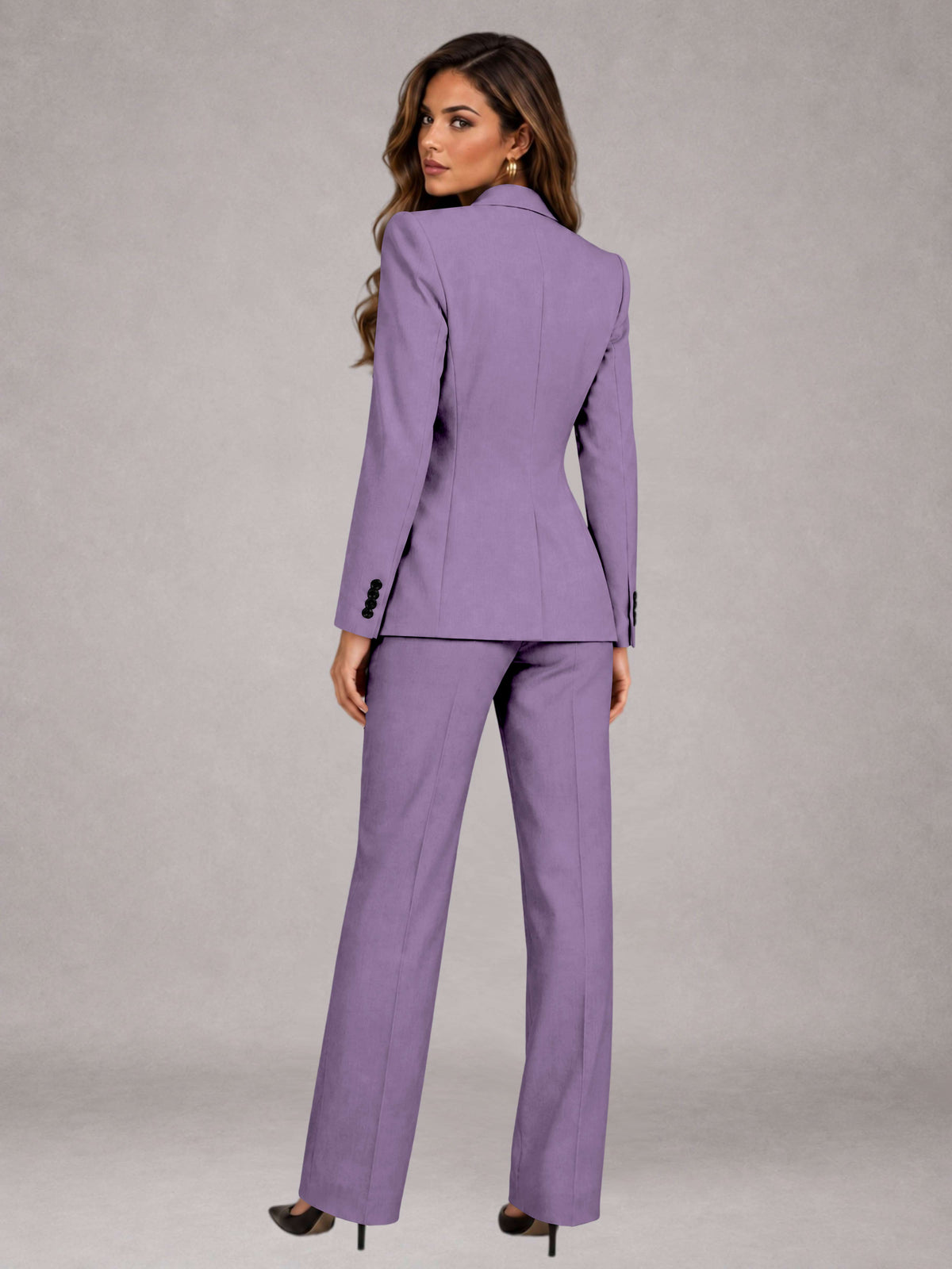 Women's Suits 3 Pieces Tailored Fit Elegant Suits for for Professional Look