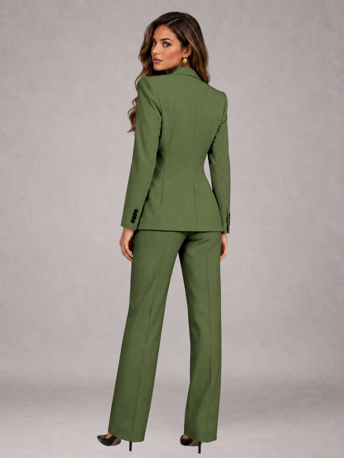 Women's Suits 3 Pieces Tailored Fit Elegant Suits for for Professional Look