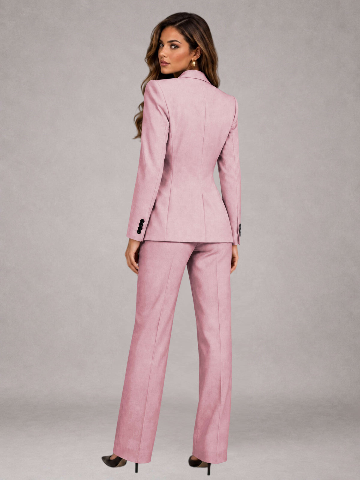 Women's Suits 3 Pieces Tailored Fit Elegant Suits for for Professional Look