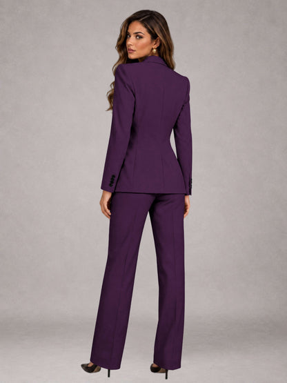Women's Suits 3 Pieces Tailored Fit Elegant Suits for for Professional Look