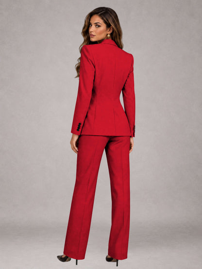 Women's Suits 3 Pieces Tailored Fit Elegant Suits for for Professional Look