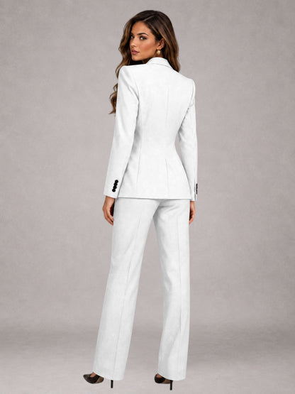 Women's Suits 3 Pieces Tailored Fit Elegant Suits for for Professional Look