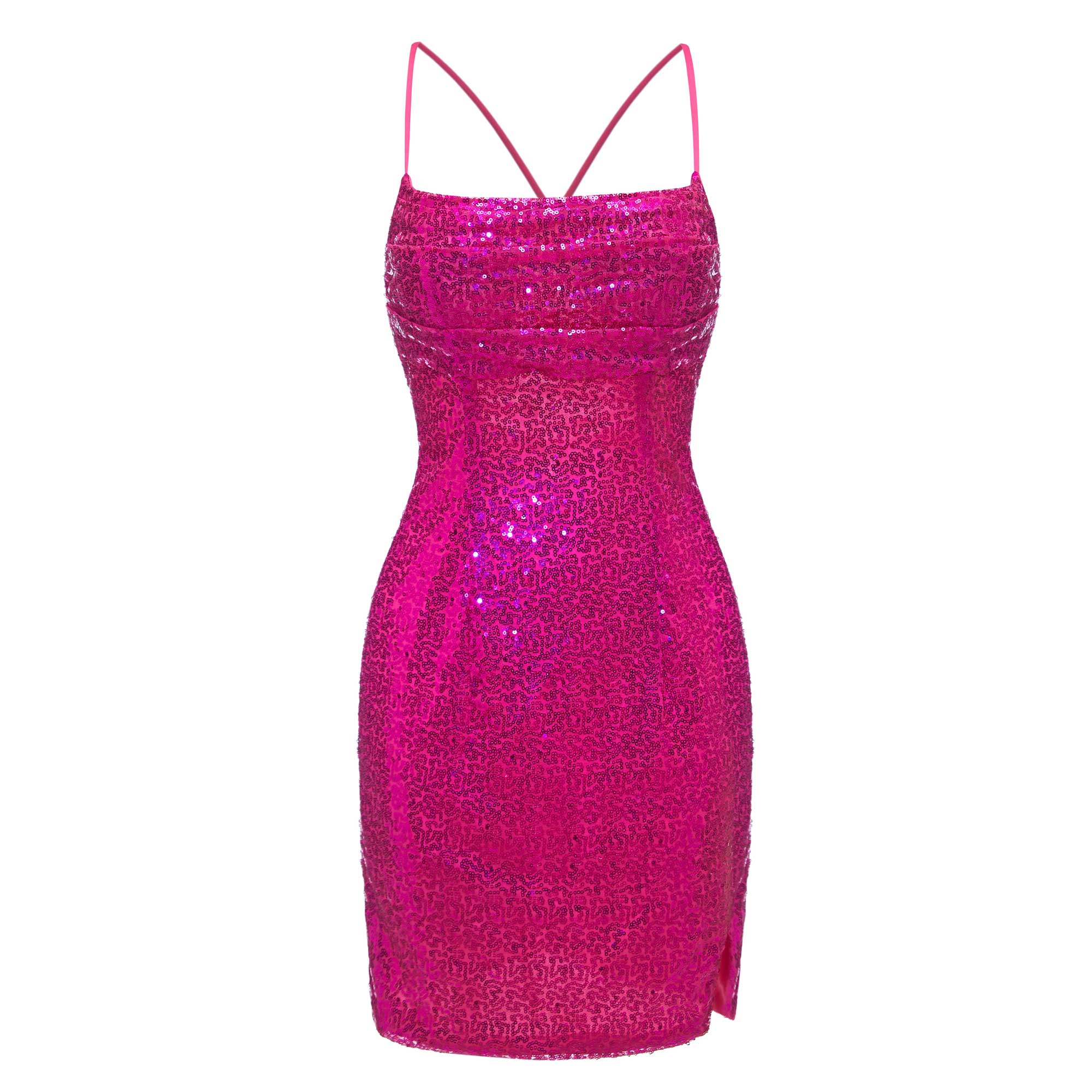 Sleeveless Sheath Sequins Mini Homecoming Dresses